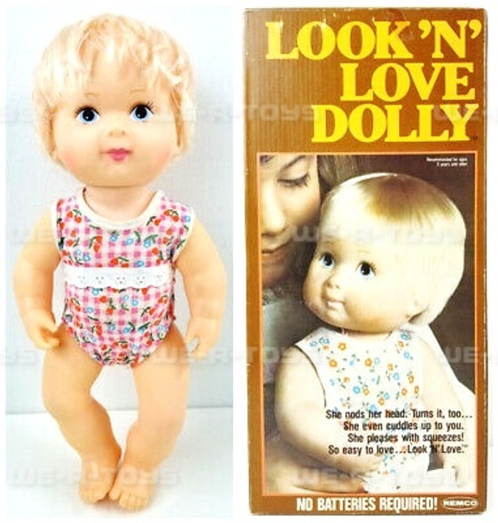 Remco Look 'N' Love Dolly Head Turn Doll 1978 No. 701 (2)