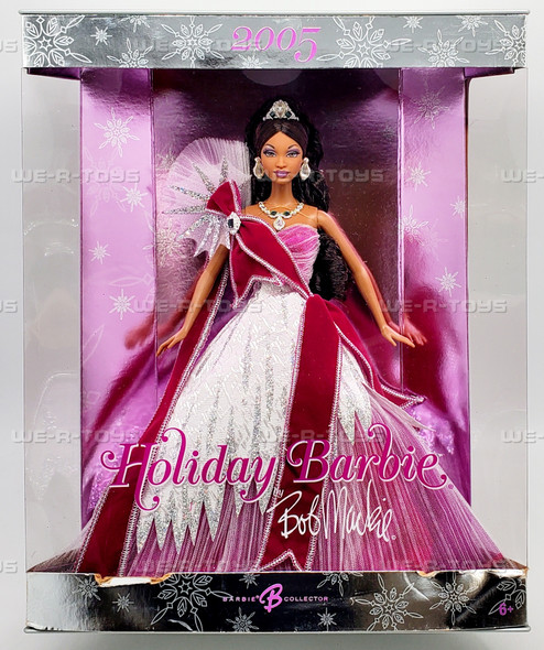 2005 Holiday Barbie Doll African American by Bob Mackie Mattel H0178