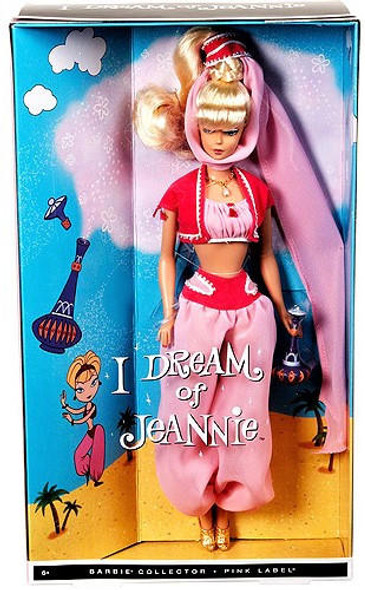 Barbie I Dream of Jeannie Doll Barbie Collector Pink Label 2010 Mattel V0440 