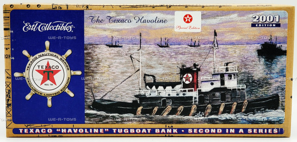 Texaco Nautical Series Lot of 2 Special 2001 Edition Havoline Tugboat Banks NRFB