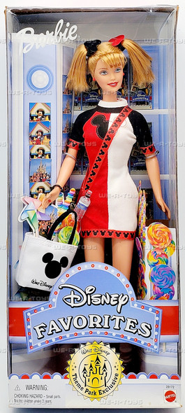 Disney Favorites Walt Disney Theme Park Exclusive Barbie Doll 2000 Mattel 28172