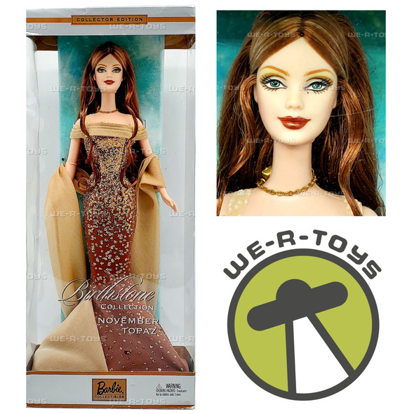 November Topaz The Birthstone Collection Barbie Doll 2002 Mattel B2396