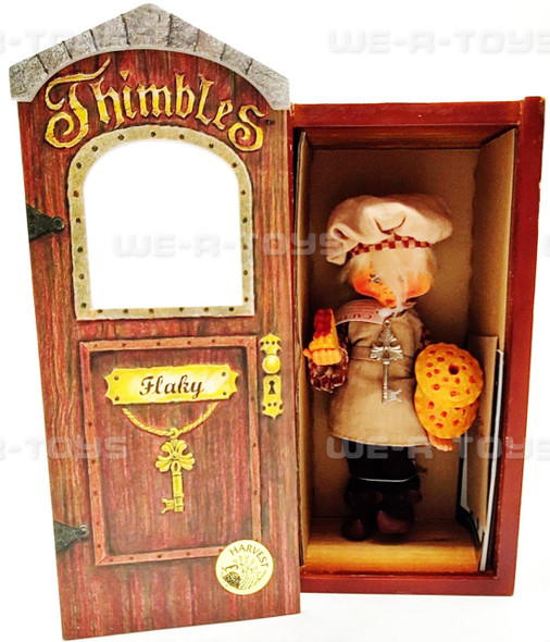Annalee Mobilitee 2004 Flaky Pie Maker Doll Thimbles Series #954403 With Box