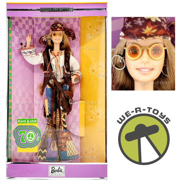 Peace & Love 70's Great Fashions Barbie Doll 2000 Mattel 27677