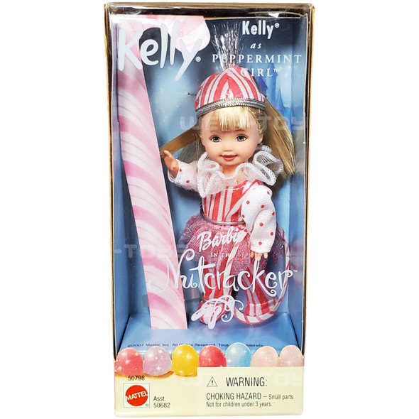 Kelly as Peppermint Girl Doll Barbie in the Nutcracker 2001 Mattel 50798