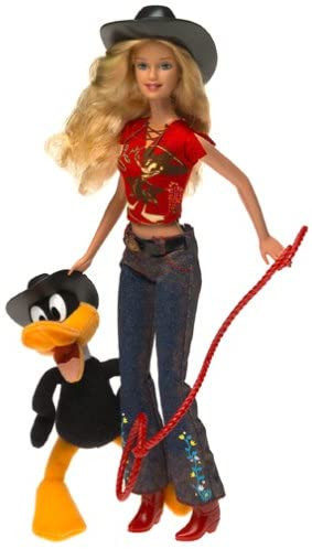 Barbie Loves Daffy Duck Doll with Plush Looney Tunes Back in Action Mattel B7039
