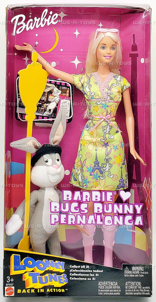 Barbie Loves Bugs Bunny Looney Tunes Back in Action Doll 2003 Mattel B7037