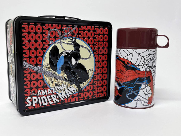Marvel The Amazing Spider-Man Tin Titans Lunchbox with Thermos PX Exclusive