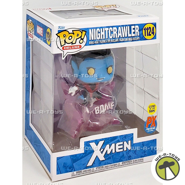 Funko POP Deluxe Marvel X-Men Nightcrawler 1124 GITD Vinyl Figure