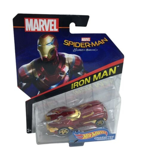 Hot Wheels Marvel Character Cars Iron Man Diecast Vehicle