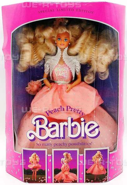 Barbie Peach Pretty Special Limited Edition Barbie Doll 1989 Mattel #4870 