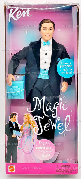 Barbie Magic Jewel Ken Doll Tuxedo With Gift 2001 Mattel No. 54855