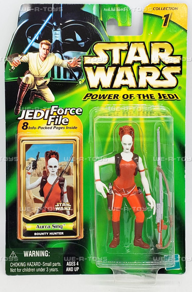Star Wars Power of the Jedi Aurra Sing Action Figure 2000 Hasbro 84584