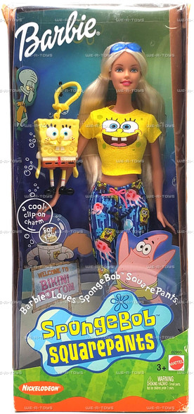 Barbie Loves Spongebob Squarepants Doll Mattel 2002 #B2993