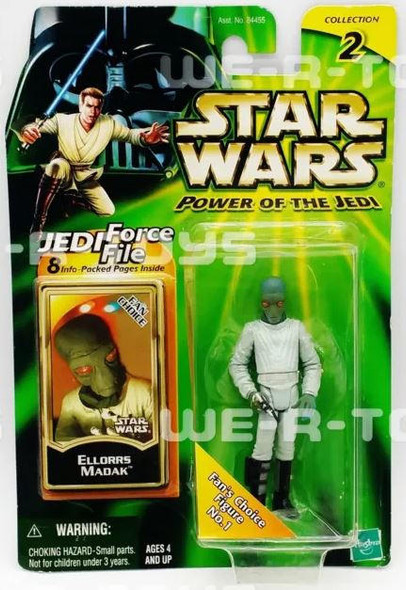 Star Wars Power of the Jedi Ellorrs Madak Action Figure 2000 Hasbro 84647