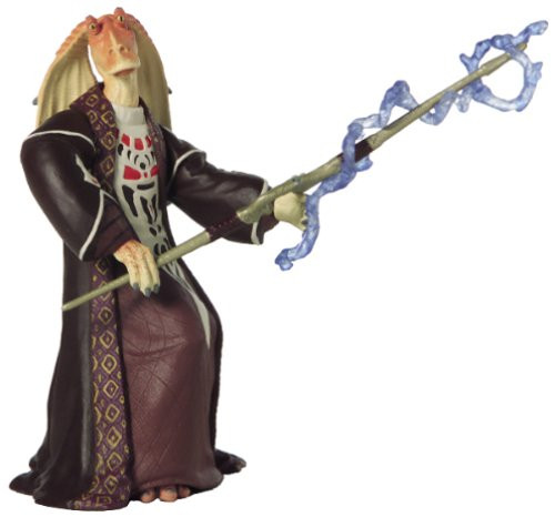 Star Wars Episode II Attack of the Clones Jar Jar Binks Gungan Senator Figure