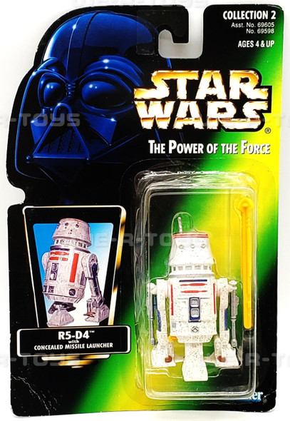 Star Wars Power of the Force Green Card R5-D4 Action Figure Kenner 1996 NRFP