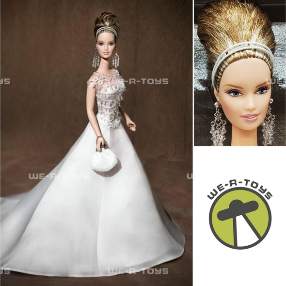 Badgley Mischka Bride Limited Edition Gold Label Barbie Doll 2003 Mattel B8946