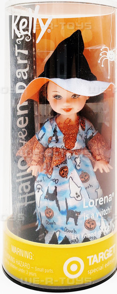 Barbie Li'l Friend of Kelly Halloween Party Lorena is a Witch Doll Mattel #56748