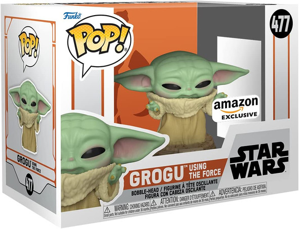 Funko Pop! Star Wars The Mandalorian Grogu Using The Force Amazon Exclusive 2021