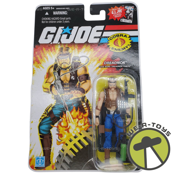 GI Joe Cobra Enemy Code Name: Dreadnok Torch Figure Hasbro #37423 NEW