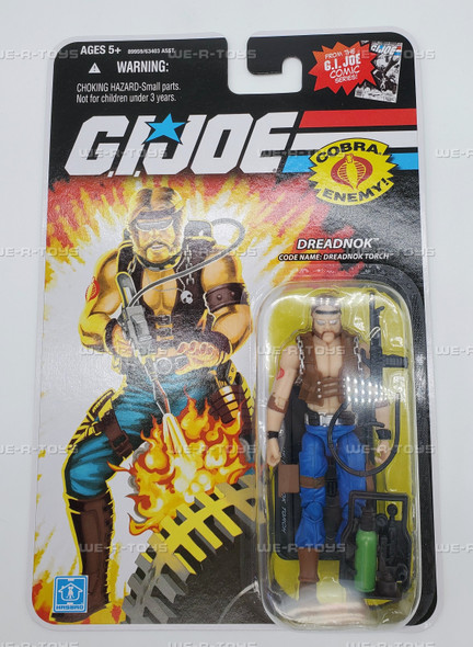 GI Joe Cobra Enemy Code Name: Dreadnok Torch Figure Hasbro #37423 NEW