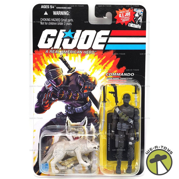 GI Joe Commando Code Name: Snake Eyes Action Figure 2008 Hasbro 25178