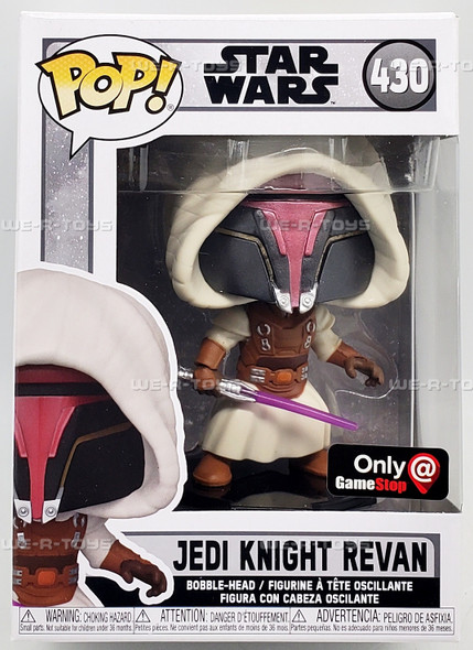 Funko Pop Star Wars Gaming Greats 430 Jedi Knight Revan Bobble Head Vinyl Figure