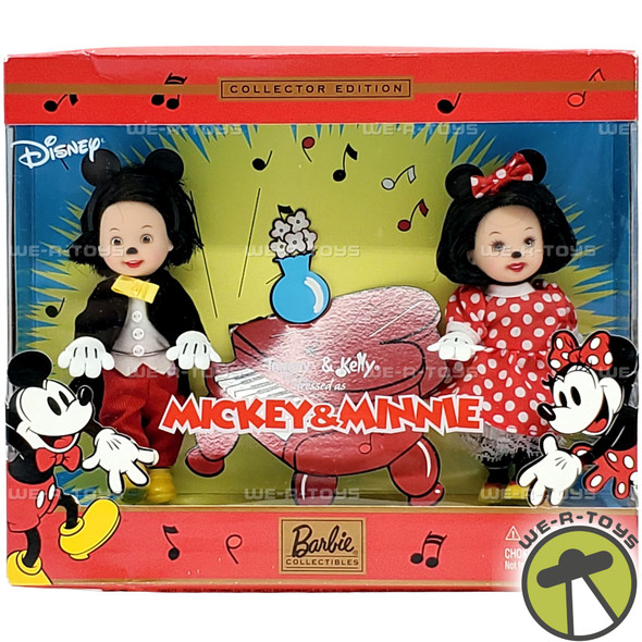 Tommy & Kelly Dressed as Disney's Mickey & Minnie 2002 Mattel 55502