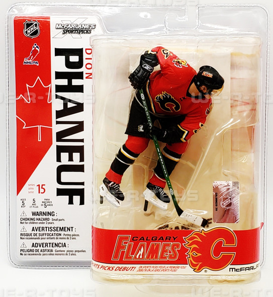 NHL Calgary Flames #3 Dion Phaneuf Action Figure McFarlane Toys 2007 NEW