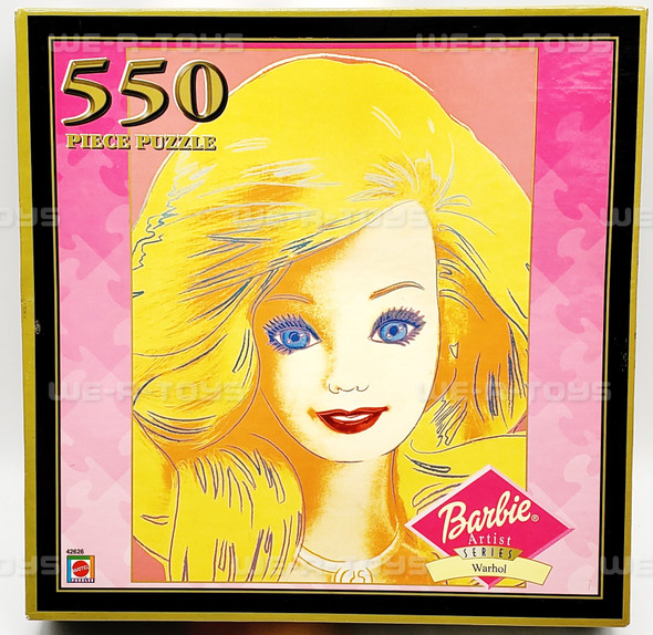 Barbie Artist Series Warhol 550 Piece Puzzle Mattel 2000 No. 42626 NEW
