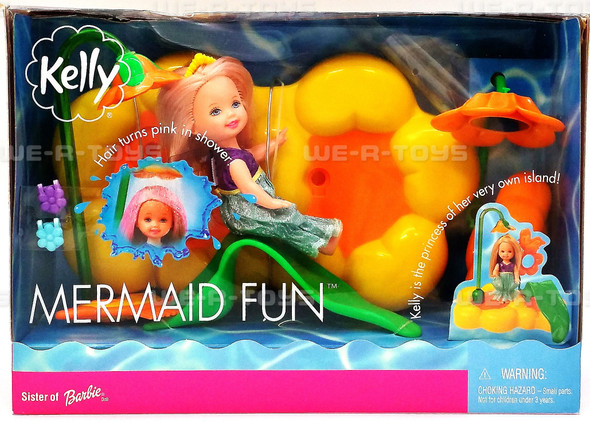 Mermaid Fun Kelly Set Sister of Barbie Doll 2001 Mattel 52885