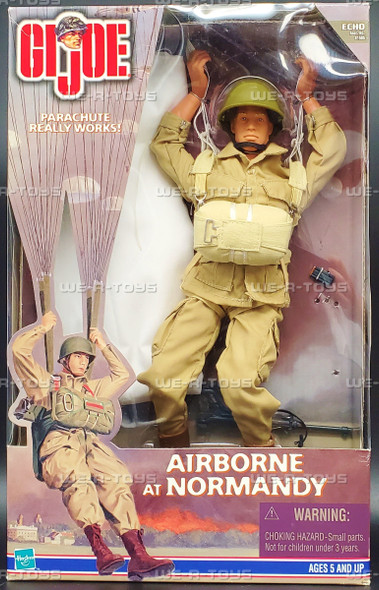 G I Joe Airborne At Normandy Action Figure Blonde 1999 Hasbro #81571 NRFB