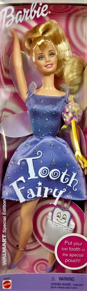 Tooth Fairy Barbie Doll Walmart Special Edition 2001 Mattel 50622