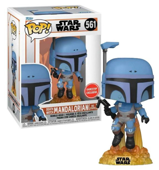 Star Wars Death Watch Mandalorian No Stripes Funko Pop! Toy #561 NEW