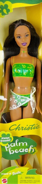 Christie Friend of Barbie Palm Beach Doll Always Dressed 2001 Mattel 53458 NRFB