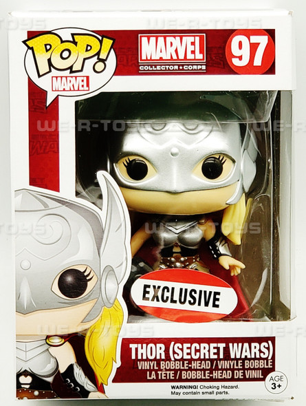 Marvel Collector Corps Thor Secret Wars Funko Pop! Toy #97 NEW