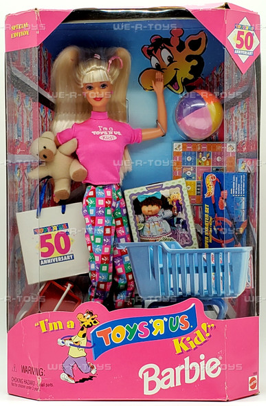 I'm a Toys R Us Kid Barbie 50th Anniversary Doll 1997 Mattel 18895
