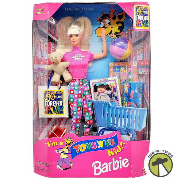 I'm a Toys R Us Kid Barbie 50th Anniversary Doll 1997 Mattel 18895
