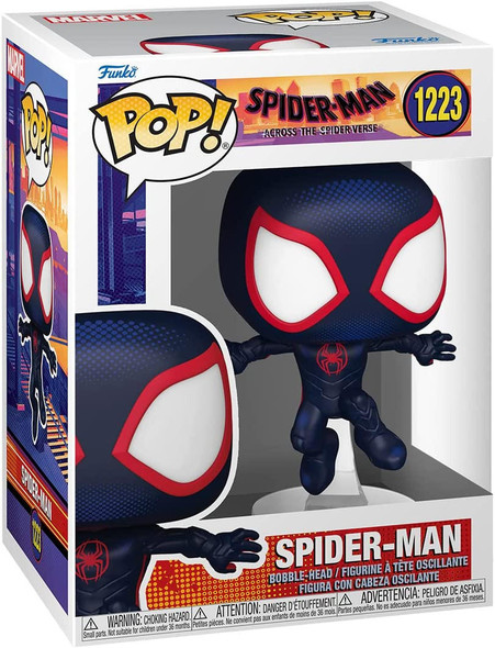 Marvel Funko Pop! Spider-Man Across The Spider-Verse #1223 Spider-Man Bobble Head 