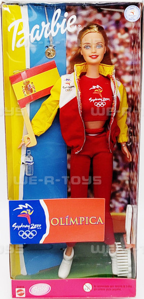 Barbie Sydney 2000 Spanish Olimpica Doll Mattel 1999 #25979 NEW