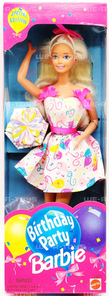 Birthday Party Barbie Doll Special Edition 1997 Mattel No. 18351 NEW