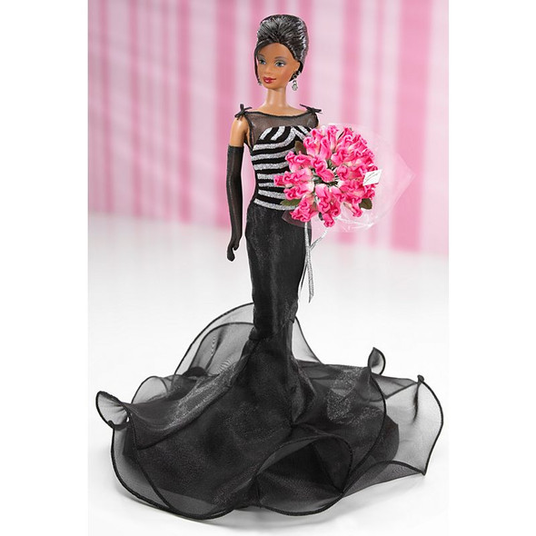 40th Anniversary African American Collector Barbie Doll 1999 Mattel 22336