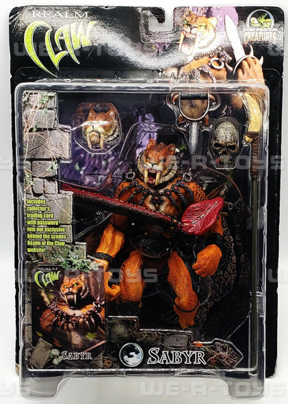 Realm of the Claw Sabyr Action Figure Stan Winston Creatures 2001 No. 97021 NEW