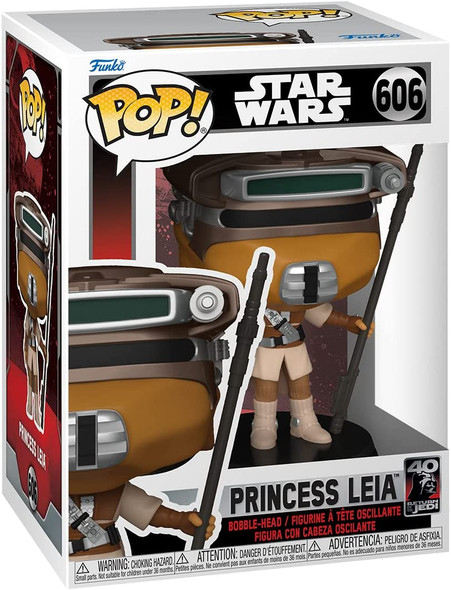 Funko Pop! Star Wars RotJ 40th Anniversary #606 Princess Leia as Boushh