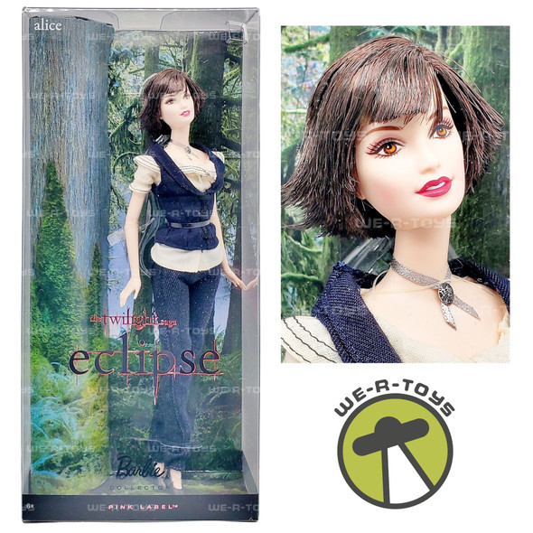 The Twilight Saga Eclipse Pink Label Alice Barbie Doll 2010 Mattel T2237