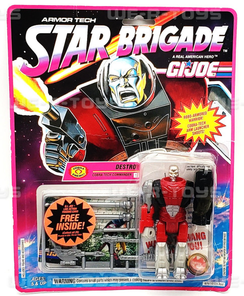 G.I. Joe Armor Tech Star Brigade Cobra's Destro Figure Hasbro 1993 No. 6787 NEW