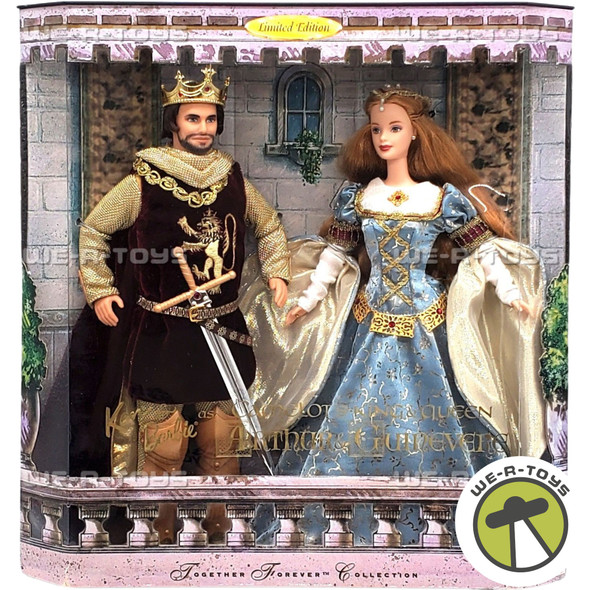 Ken and Barbie as Camelot's King & Queen Arthur and Guinevere Together Forever
