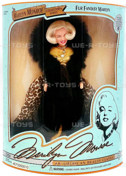 Marilyn Monroe Collector's Series Fur Fantasy Doll 1993 DSI No.07408