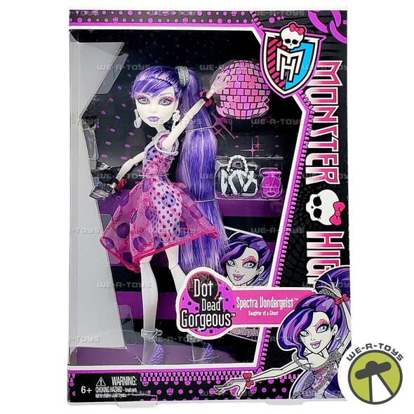 Monster High Dot Dead Gorgeous Spectra Vondergeist Doll X4531 Mattel 2012